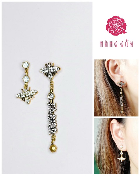 Korea Earrings - Bông tai Christian Dior