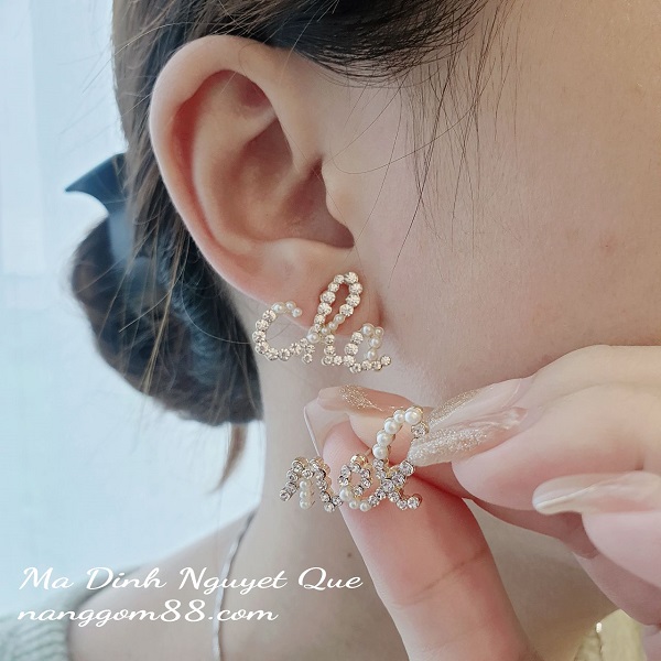 Korea Earrings - Bông tai Chanel